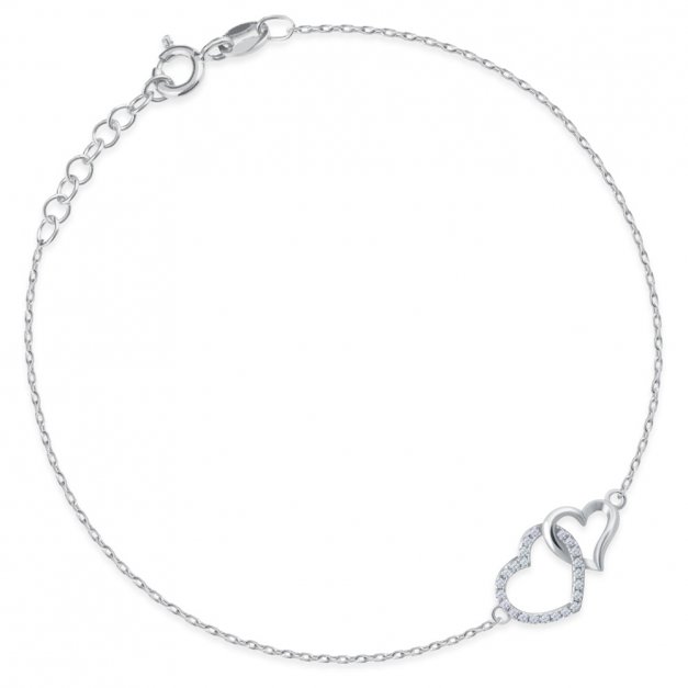 Bracelet en argent massif 925 avec gravure pour une épouse