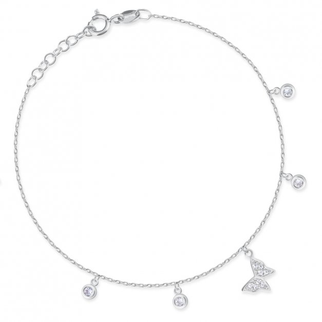 Bracelet en argent massif 925 avec gravure pour une copine