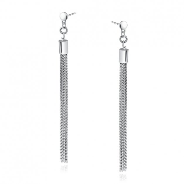 Boucles d'oreilles en argent massif 925 (millièmes) pour une femme