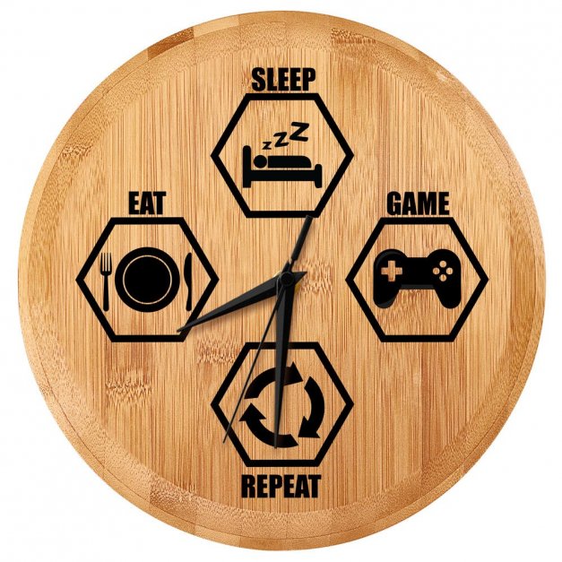 Horloge murale personnalisée pour joueur