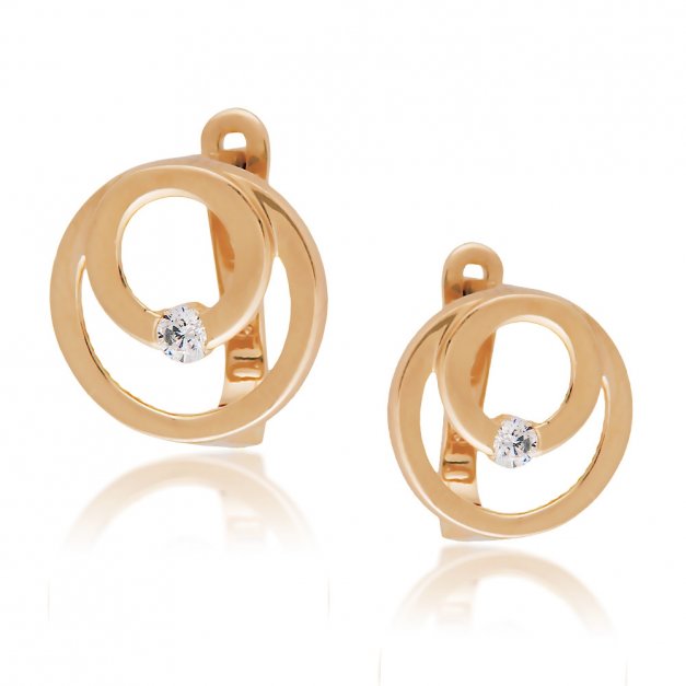 Boucles d'oreilles en or 8 carats pour une amie