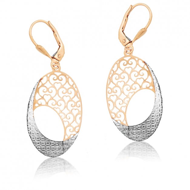 Boucles d'oreilles en or 8 carats pour mamie