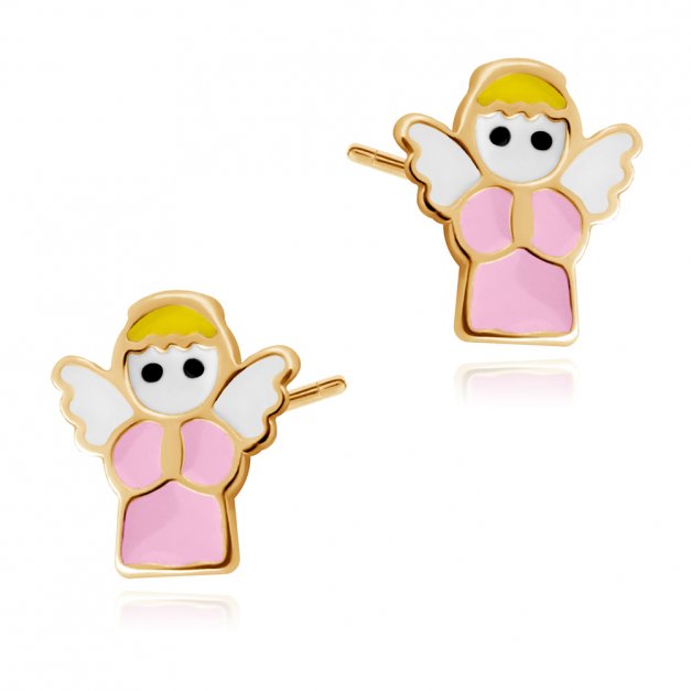 Boucles d'oreilles en or 8 carats pour une filleule