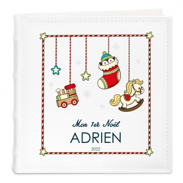 Album photo personnalisé avec impression pour un petit-fils pour Noël