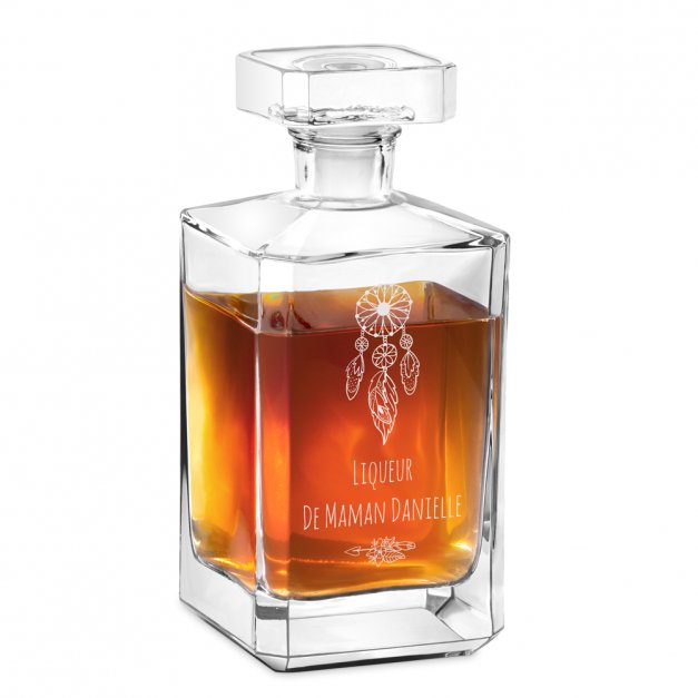 Carafe à whisky Bourbon avec gravure pour grand-mère préférée