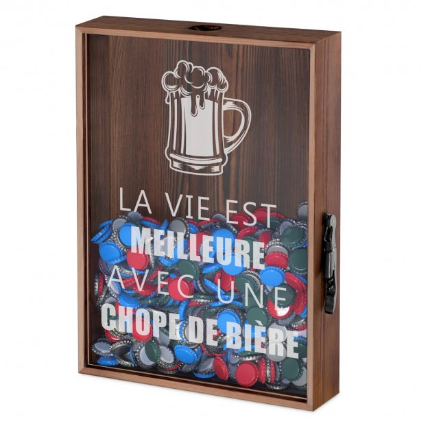 Boîte à capsules de bière pour le collègue de travail