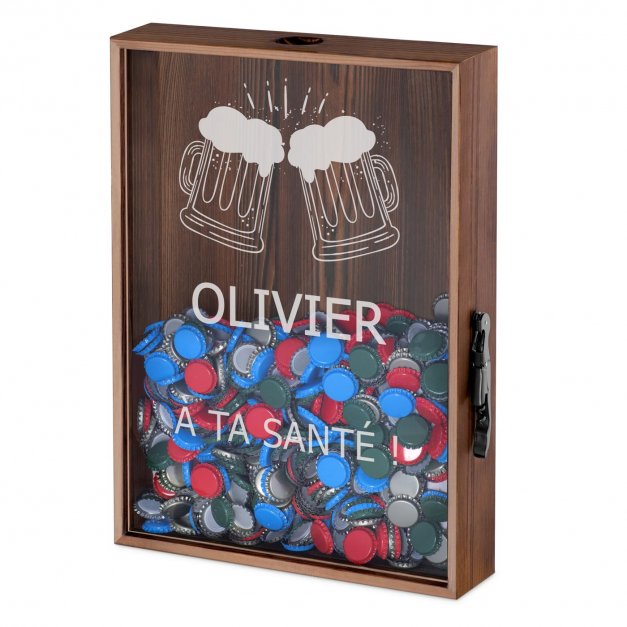 Boîte à capsules de bière pour un oncle