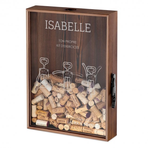 Boîte à bouchons personnalisée pour maman
