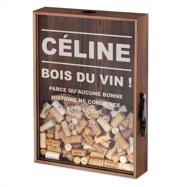 Boîte à bouchons personnalisée pour la belle-mère