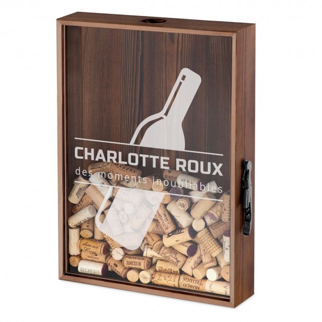 Boîte à bouchons personnalisée pour célibataire