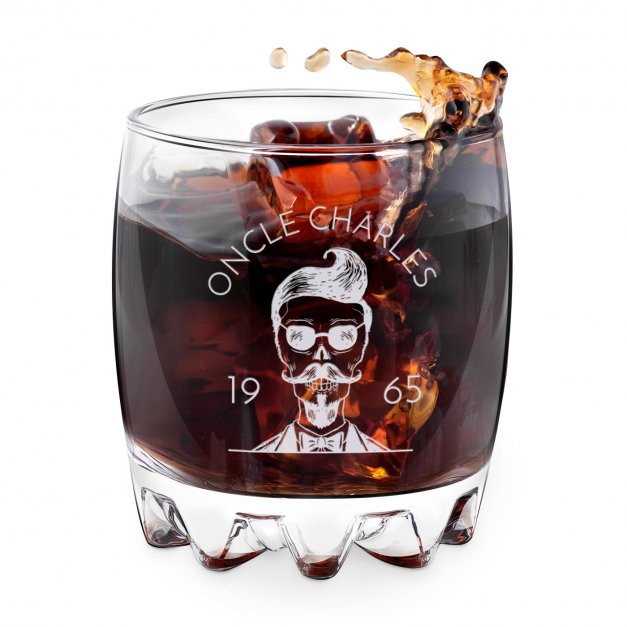 Verre Sylvana avec gravure pour tonton