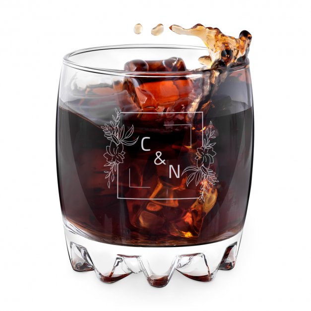 Verre Sylvana avec gravure pour couple