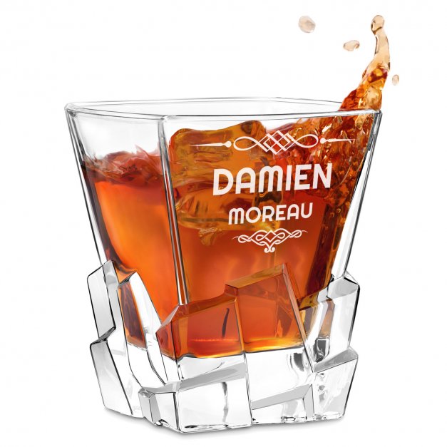 Verre à whisky Ice Blink avec gravure pour lui
