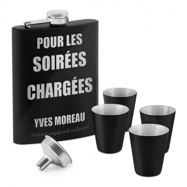 Flasque personnalisable pour étudiant
