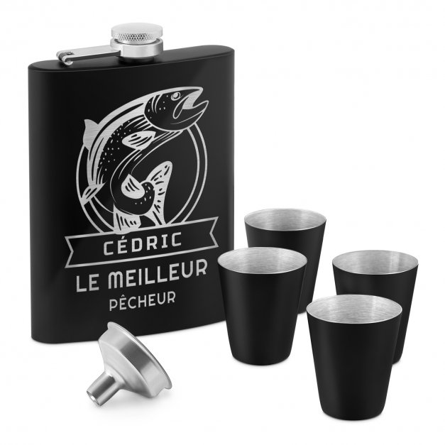 Flasque personnalisable pour pêcheur