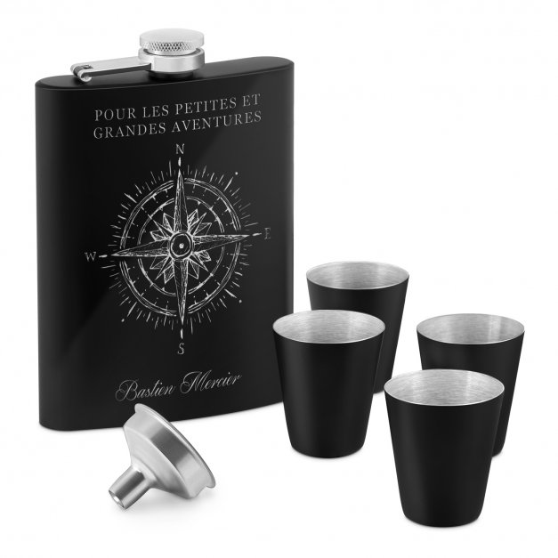 Flasque personnalisable pour voyageur