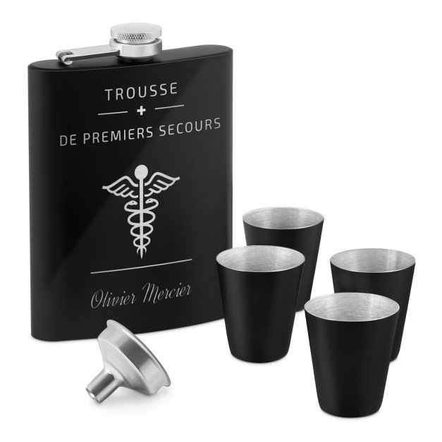 Flasque personnalisable pour médecin