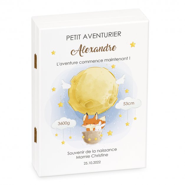 Ensemble de couverts gravés pour garçon nouveau-né