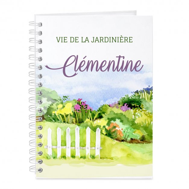 Carnet de notes personnalisé pour jardinier