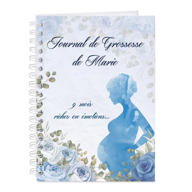 Carnet de notes personnalisé pour future maman