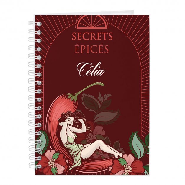 Carnet de notes personnalisé pour femme