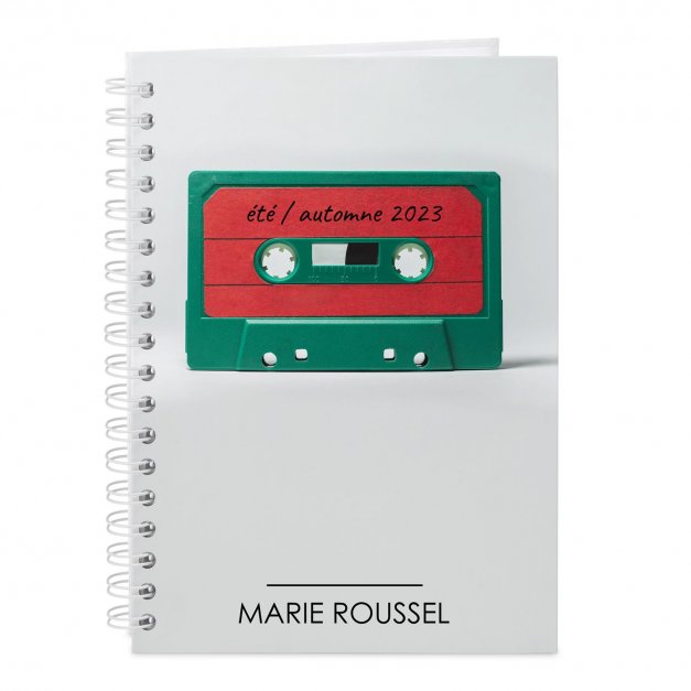Carnet de notes personnalisé pour musicien