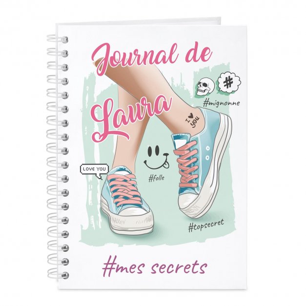 Carnet de notes personnalisé pour une petite fille