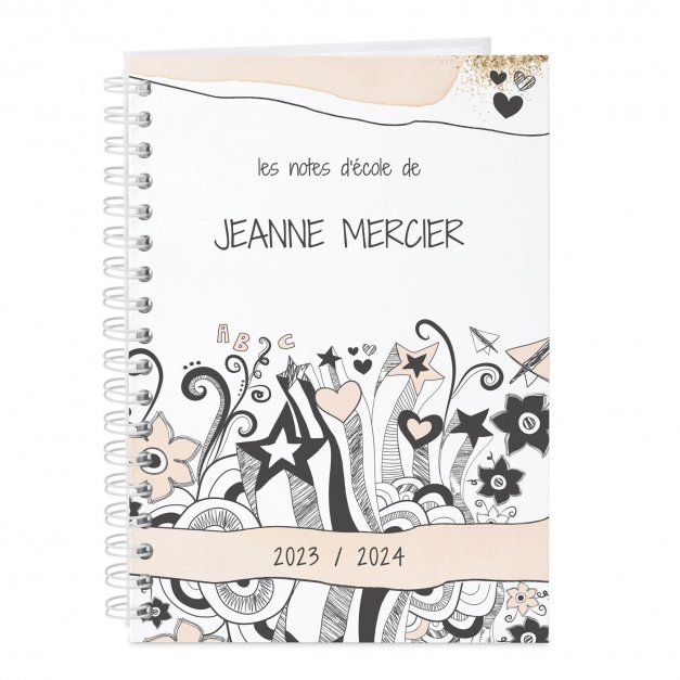Carnet de notes personnalisé pour enfant 