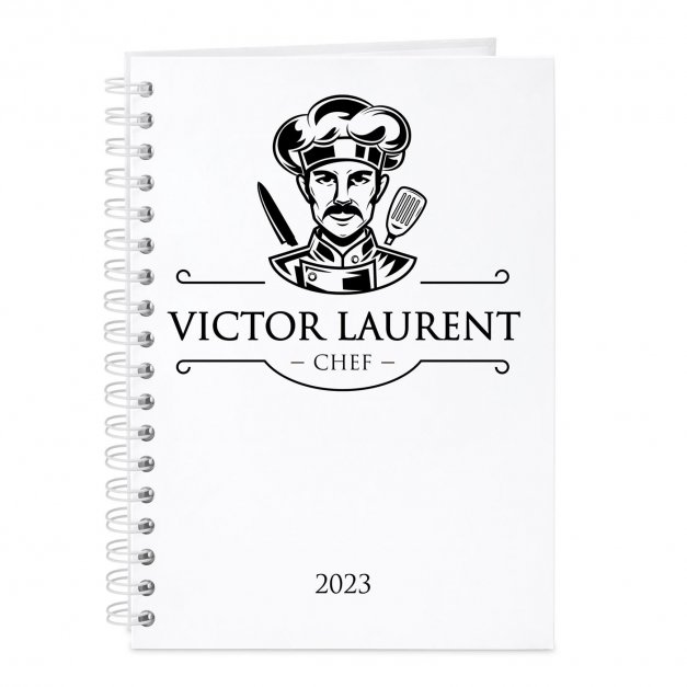 Carnet de notes personnalisé pour cuisiner