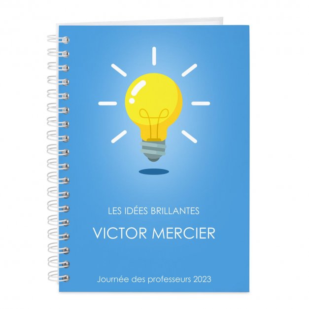 Carnet de notes personnalisé pour meilleur prof