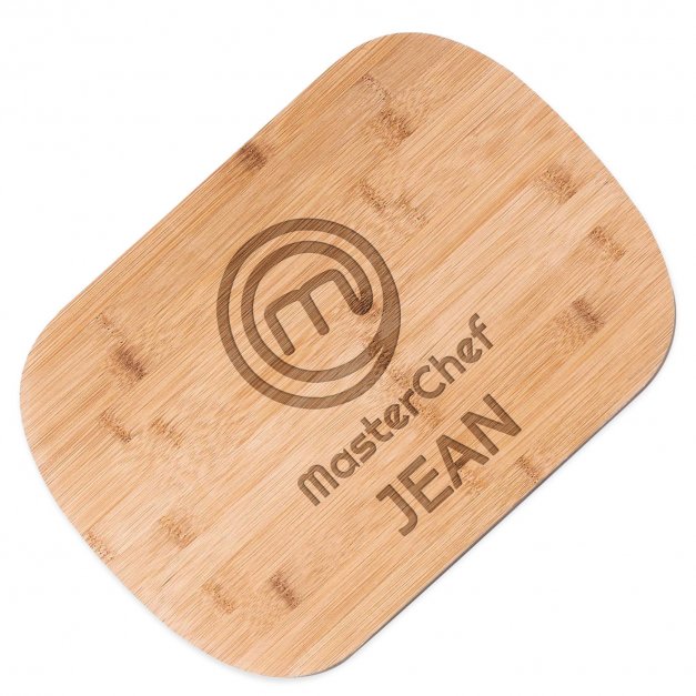 Planche à découper en bambou personnalisée pour un master chef