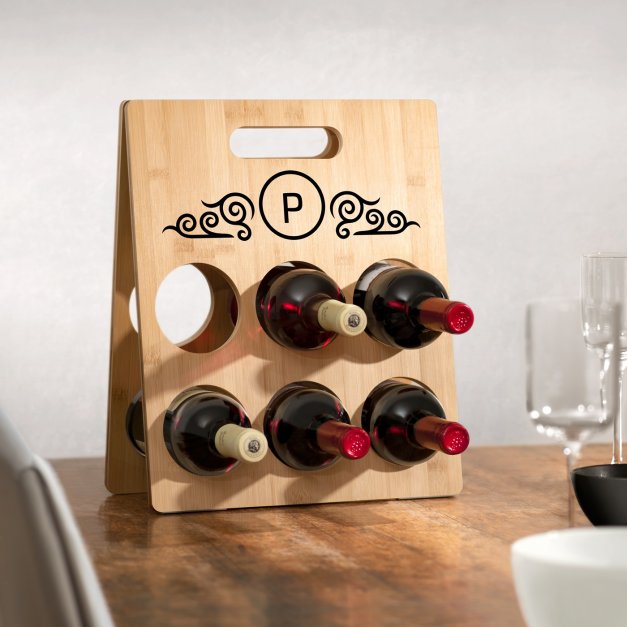 Casier à vin en bois avec impression pour elle ou pour lui pour un anniversaire