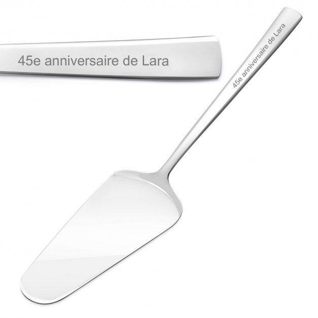 Pelle à tarte personnalisée pour une femme pour son 45e anniversaire