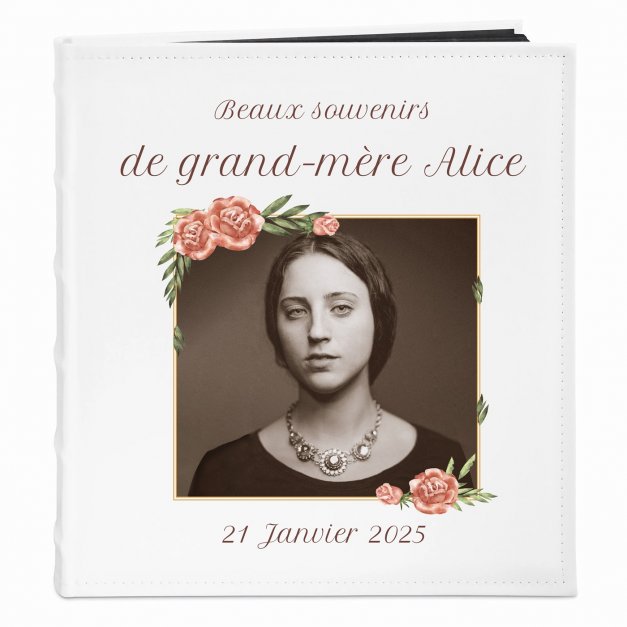 Album photo avec votre photo personnalisée pour mamie préférée