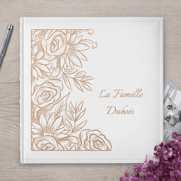 Album photo grand format avec personnalisation pour les souvenirs de famille