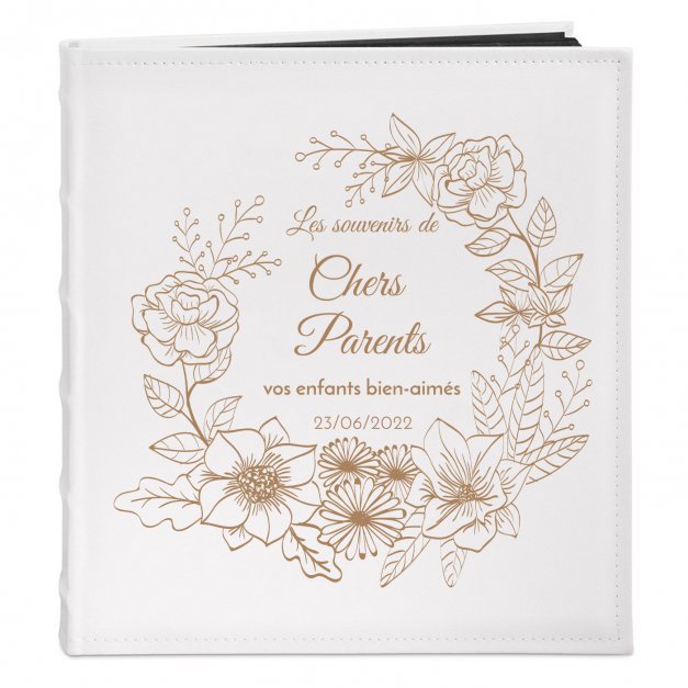 Album photo avec personnalisation pour parents