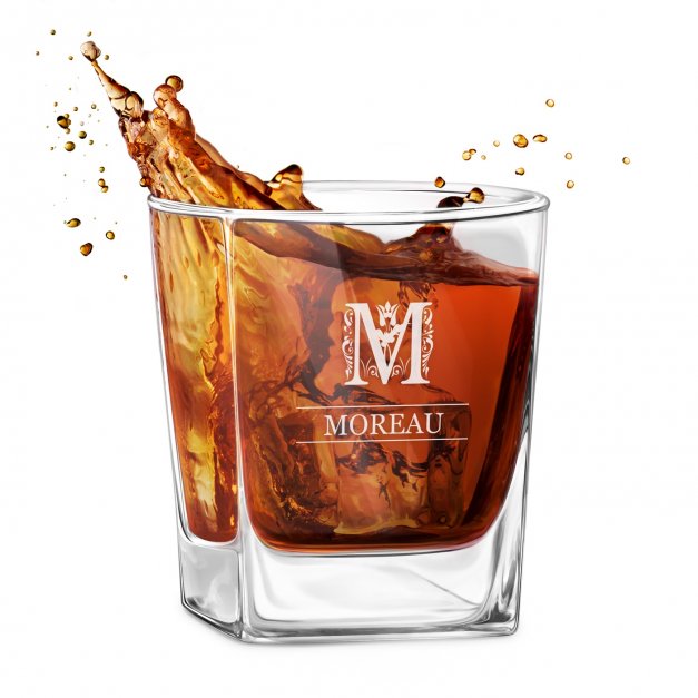 Verre à whisky avec gravure pour amateur de whisky