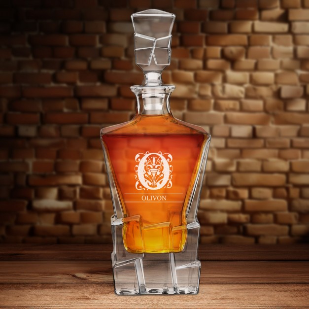 Carafe à whisky Ice Blink avec gravure pour un petit-ami