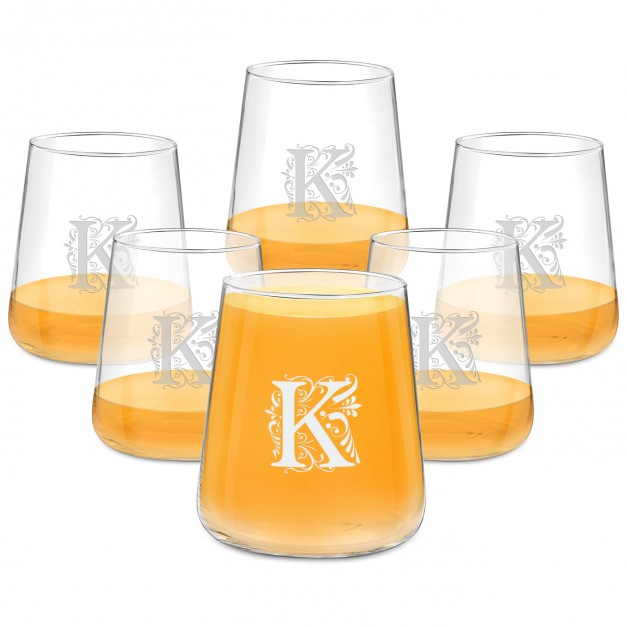 Set de 6 verres avec gravure pour un homme, une femme ou un couple pour l'anniversaire de mariage