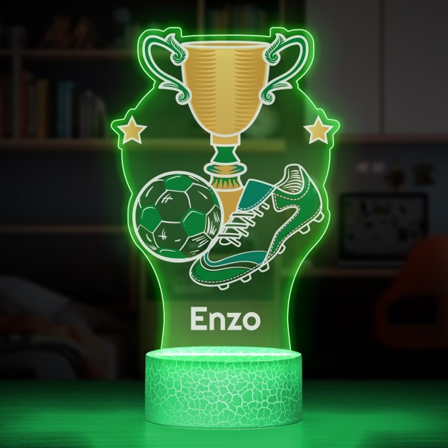 Lampe LED 3D avec impression coupe du monde