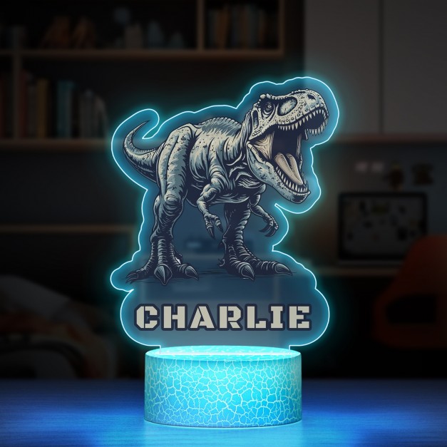 Lampe LED 3D avec impression T-REX