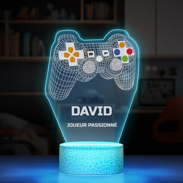 Lampe LED 3D avec impression pour joueur