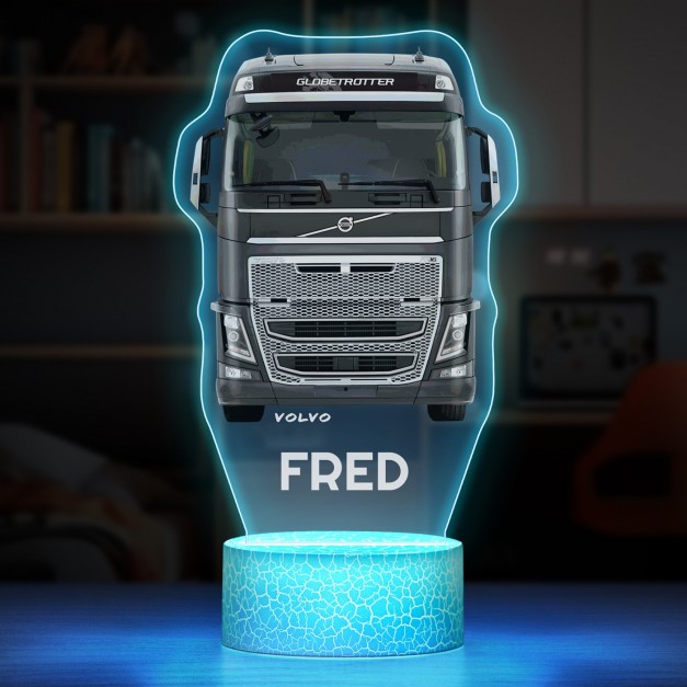 Lampe LED 3D avec impression camion Volvo