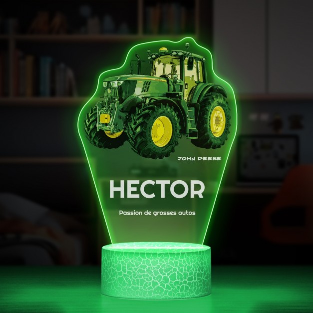 Lampe LED 3D avec impression pour agriculteur