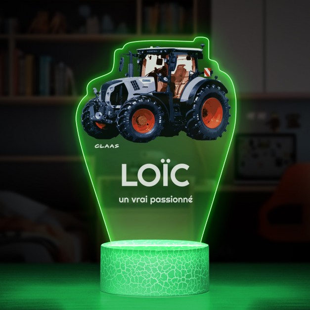 Lampe LED 3D avec impression tracteur