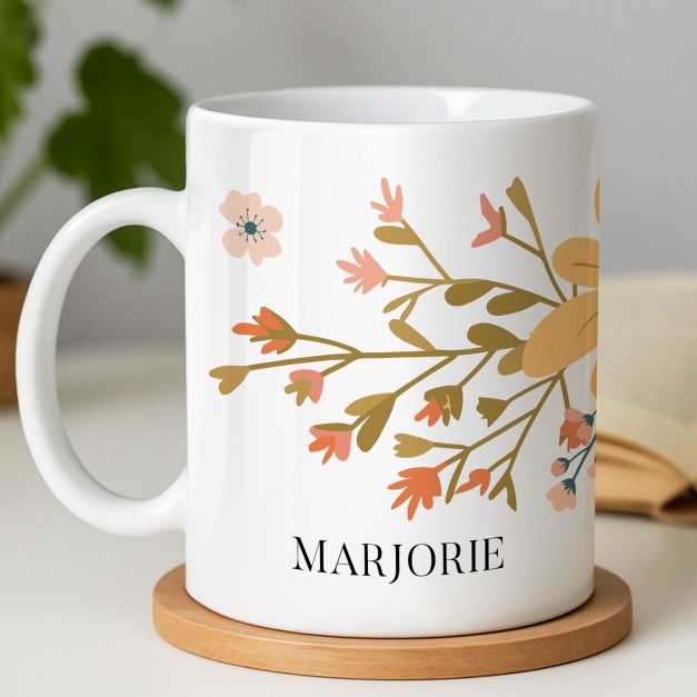 Mug blanc en céramique avec impression pour elle maman anniversaire