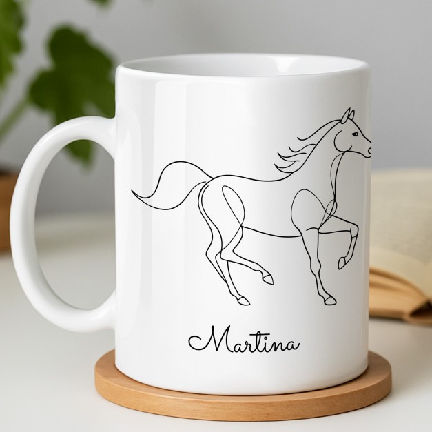 Mug blanc en céramique avec impression pour femme anniversaire