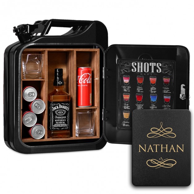 Jerrycan Minibar avec gravure pour maire