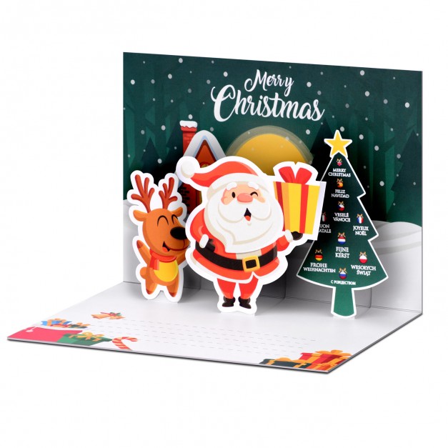 Carte 3D Noël