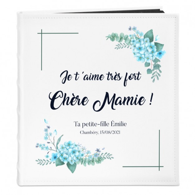 Album photo avec impression pour grand-mère